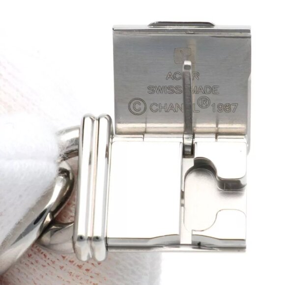 CHANEL Premiere M Watches H0452-M Stainless Steel Chain Elegant Bracelet used main image 9